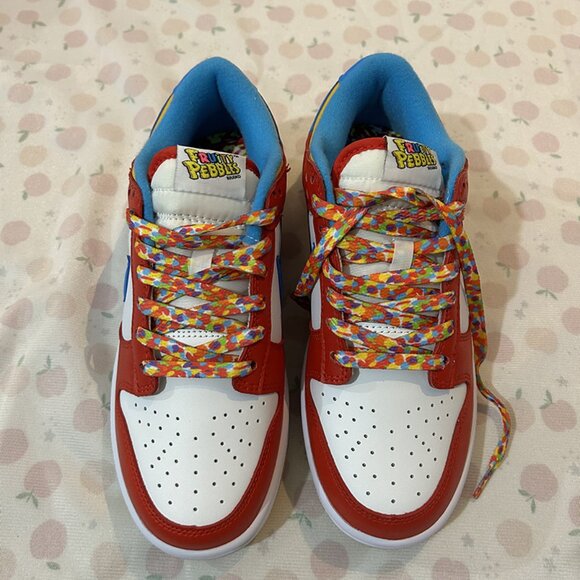 Nike Dunk Low Lebron James Fruity Pebbles Sneakers - Picture 2 of 7
